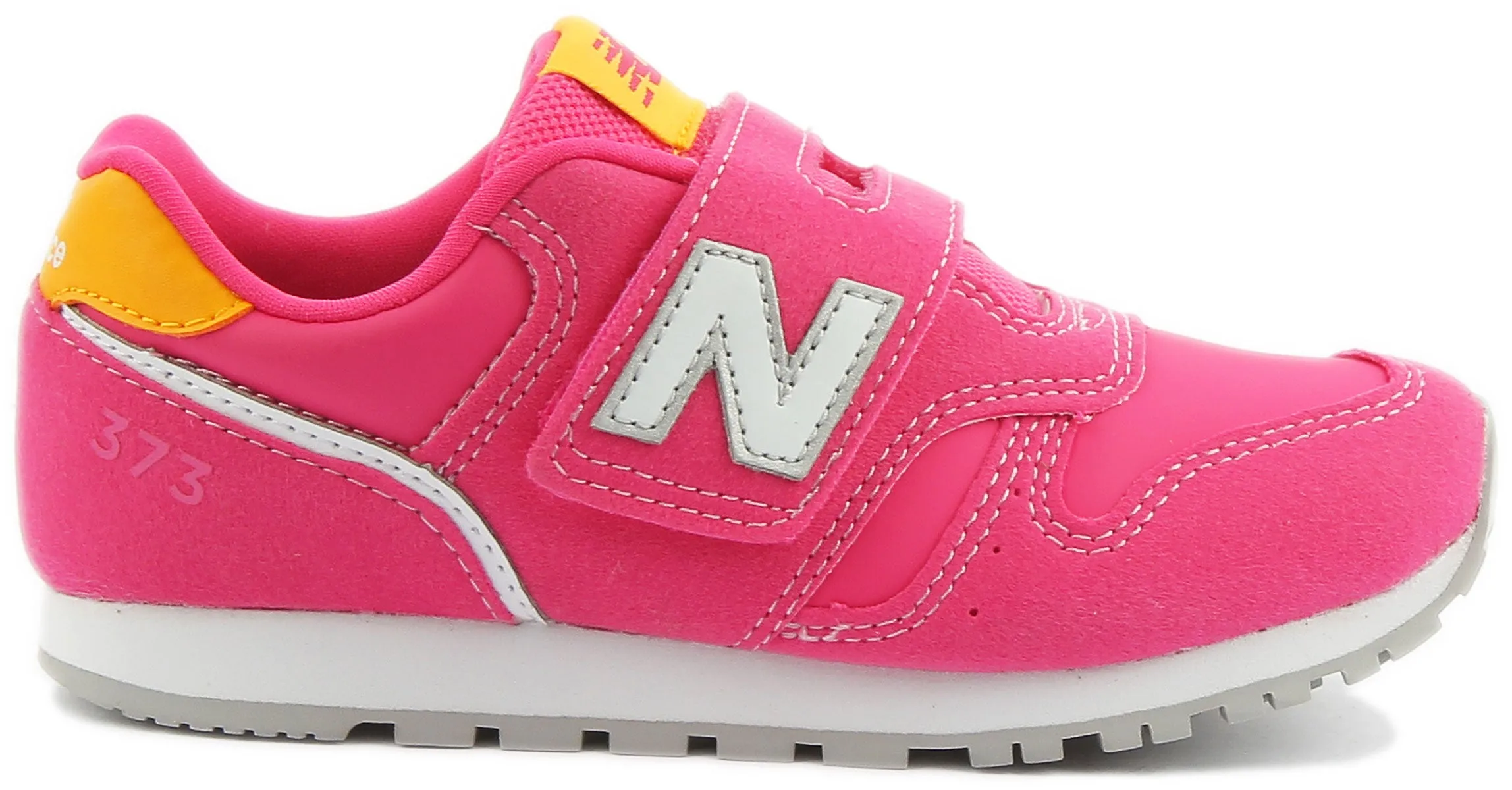 New Balance 373 YZ373WP2 Kinder-Schuhe mit Klettverschluss in Fuchsia von New Balance