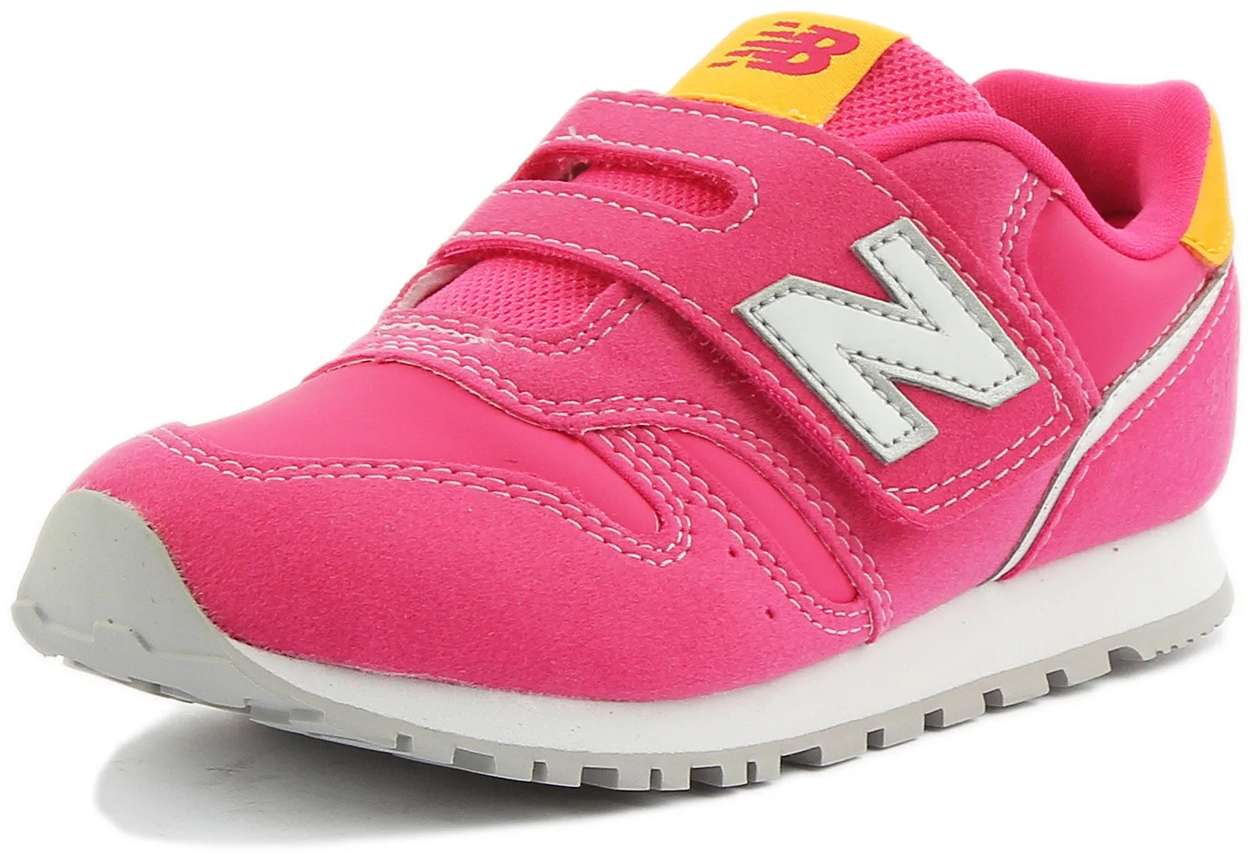 New Balance 373 YZ373WP2 Kinder-Schuhe mit Klettverschluss in Fuchsia von New Balance
