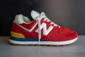 New Balance 574 (Karmesinrot) - ML574HA2