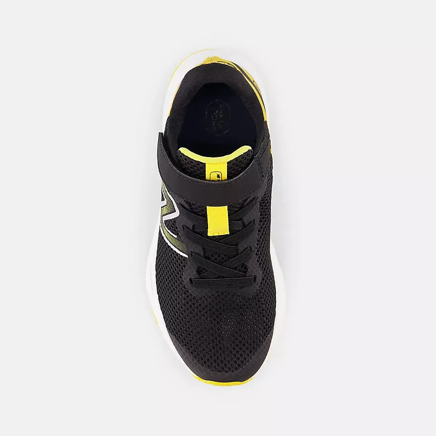 New Balance Black Arishi v4 Bungee-Lace Kindersneaker