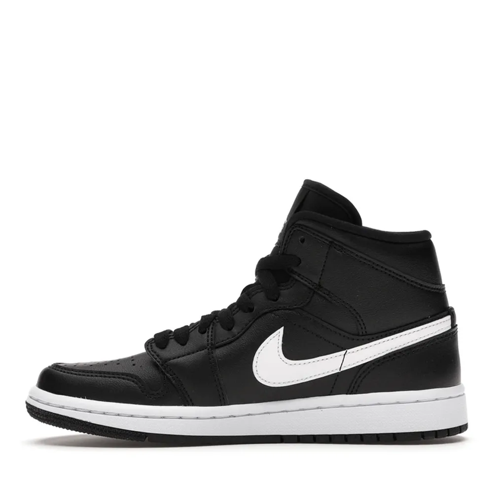 NIKE AIR JORDAN1 MID SCHWARZ WEIß
