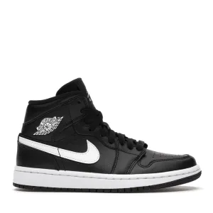NIKE AIR JORDAN1 MID SCHWARZ WEIß