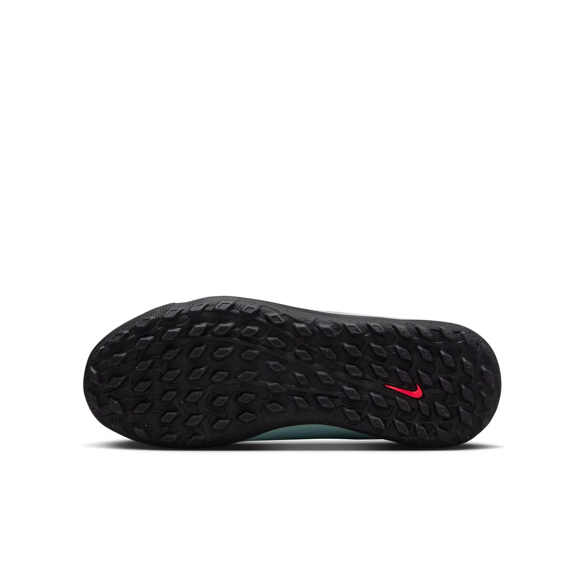 Nike Junior Phantom Luna II Club TF Fußballschuhe für Kunstrasen - Minzgrün/Atomares Rot Off Noir
