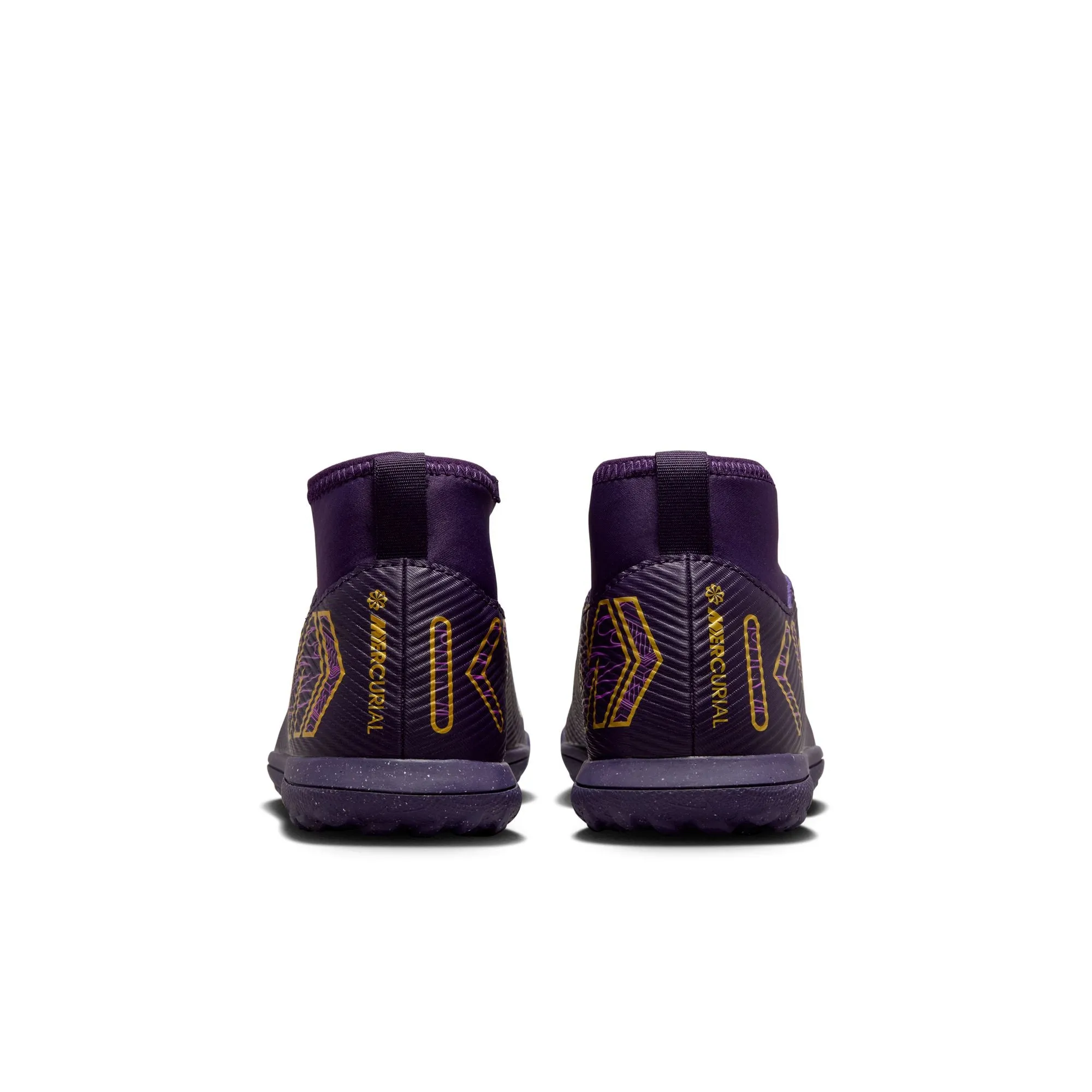 Nike Junior Zoom Superfly 9 Club KM FG Stollen für festen Untergrund - Grand Purple/Pale Ivory