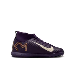 Nike Junior Zoom Superfly 9 Club KM FG Stollen für festen Untergrund - Grand Purple/Pale Ivory