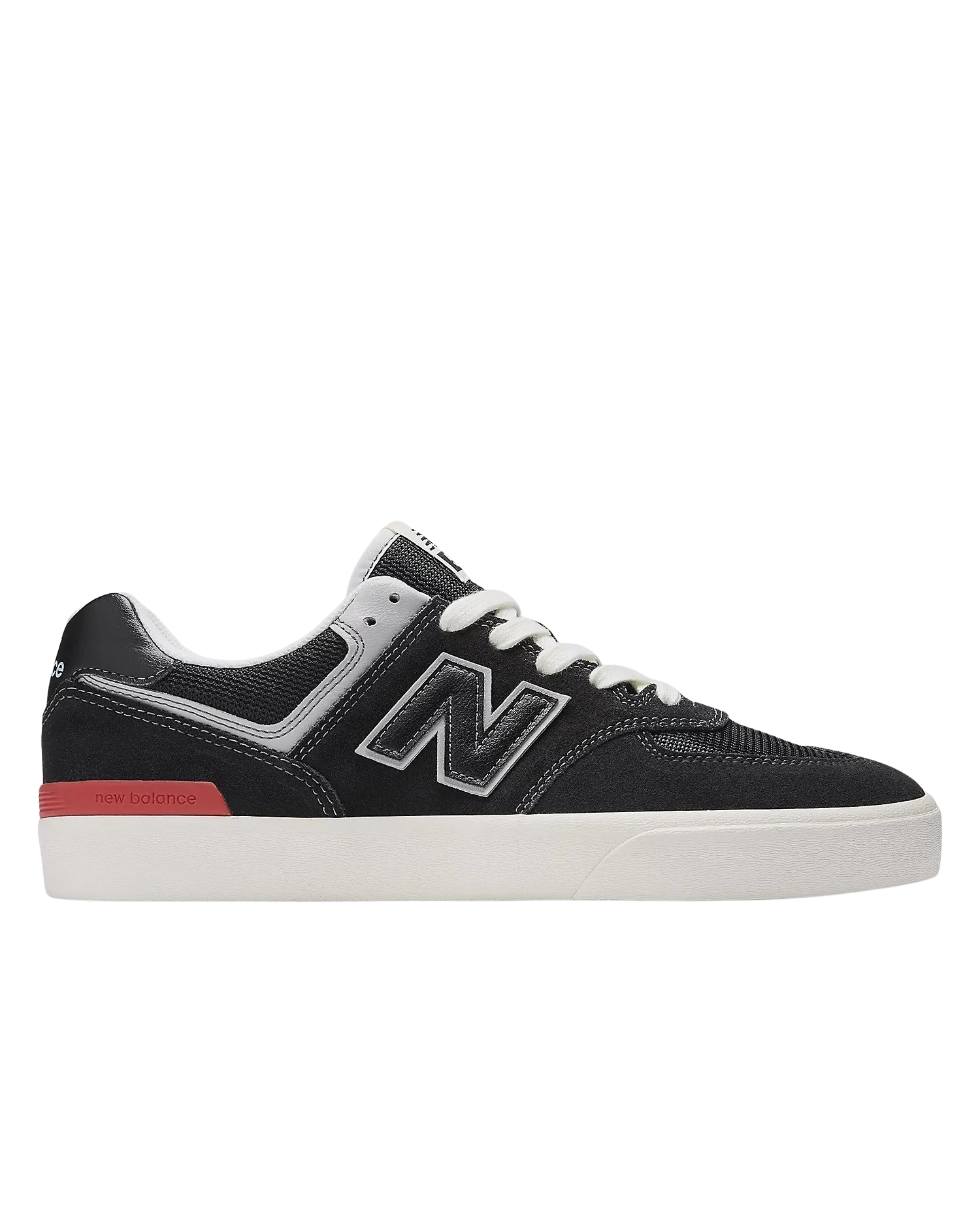 Numerische 574 Vulkanisierte Schuhe in Schwarz & Grau