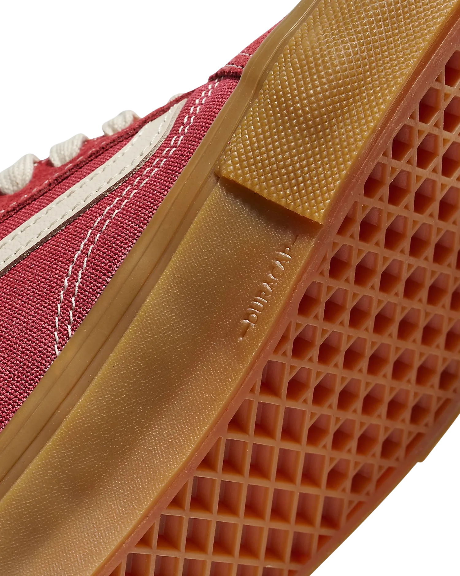 Old Skool Schuhe in Rot & Gummi