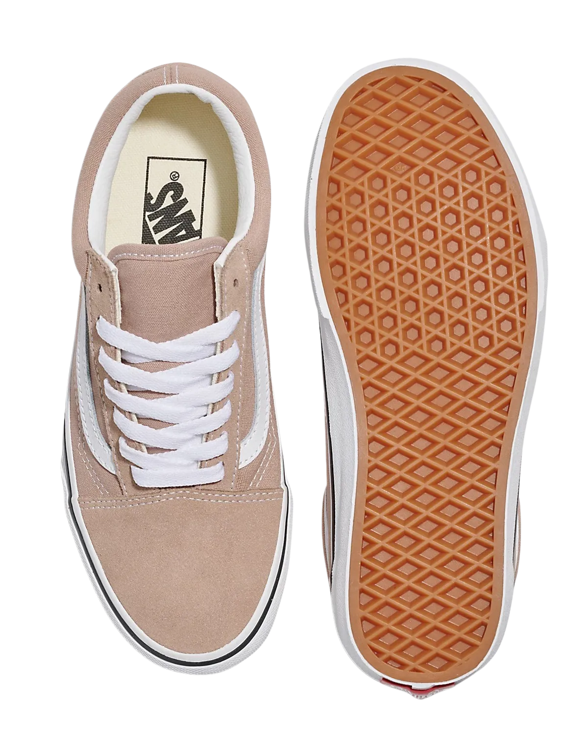 Old Skool Schuhe in warmem Taupe Braun