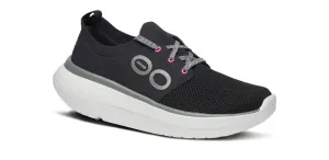 OOFOS OOMY STRIDE DAMEN SCHWARZ/WEIß