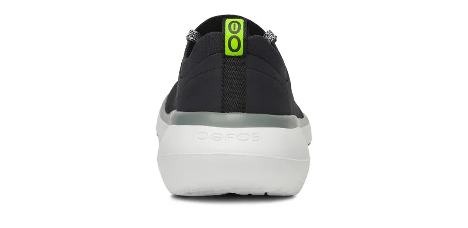 OOFOS OOMY STRIDE DAMEN SCHWARZ/WEIß