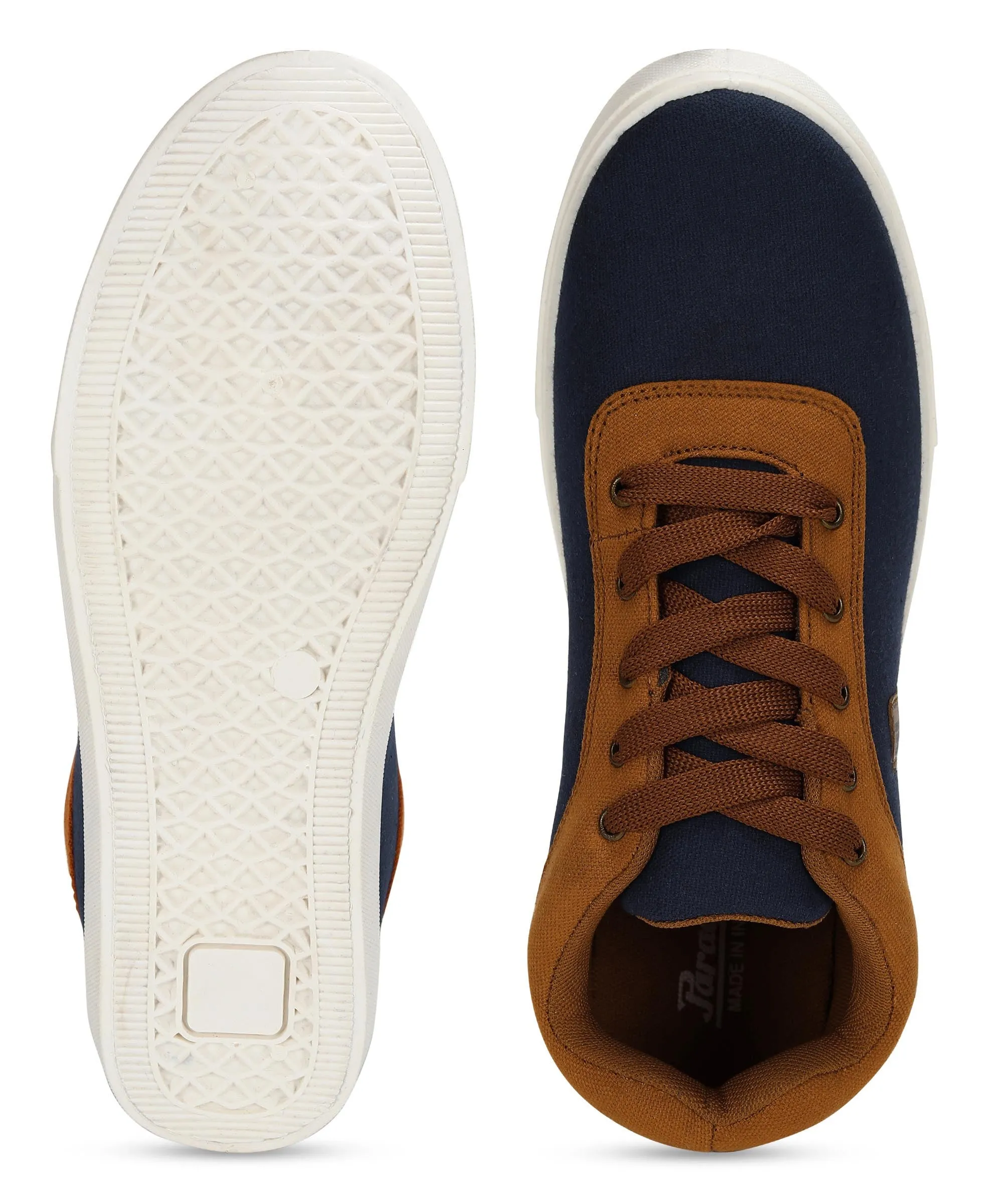 Paragon K1018G Herren Freizeitschuhe | Stilvolle Outdoor-Schuhe zum Gehen für den Alltag | Schickes & Trendiges Design | Bequeme gepolsterte Sohlen Weiß