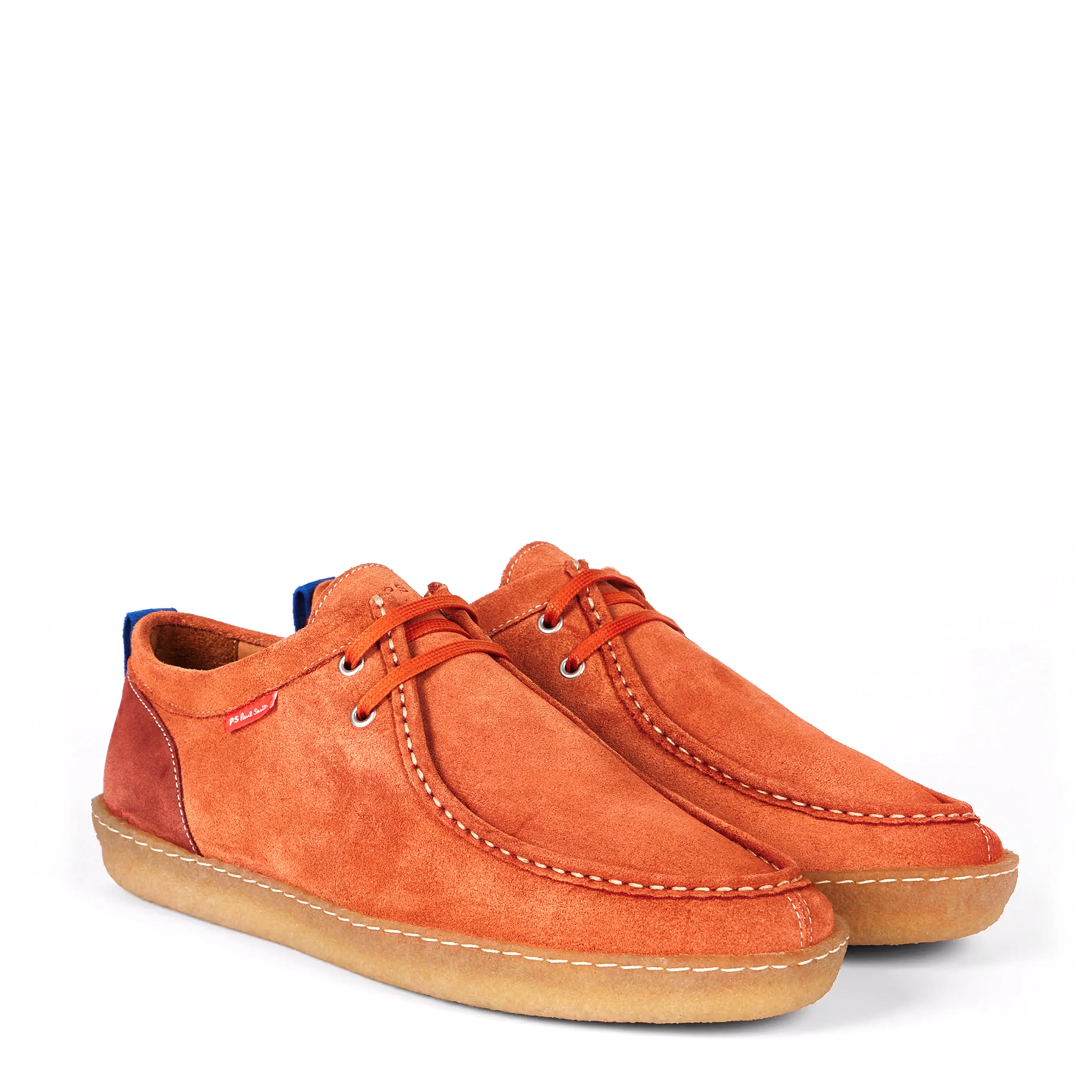 Paul Smith Wildleder Buster Schuhe Orange