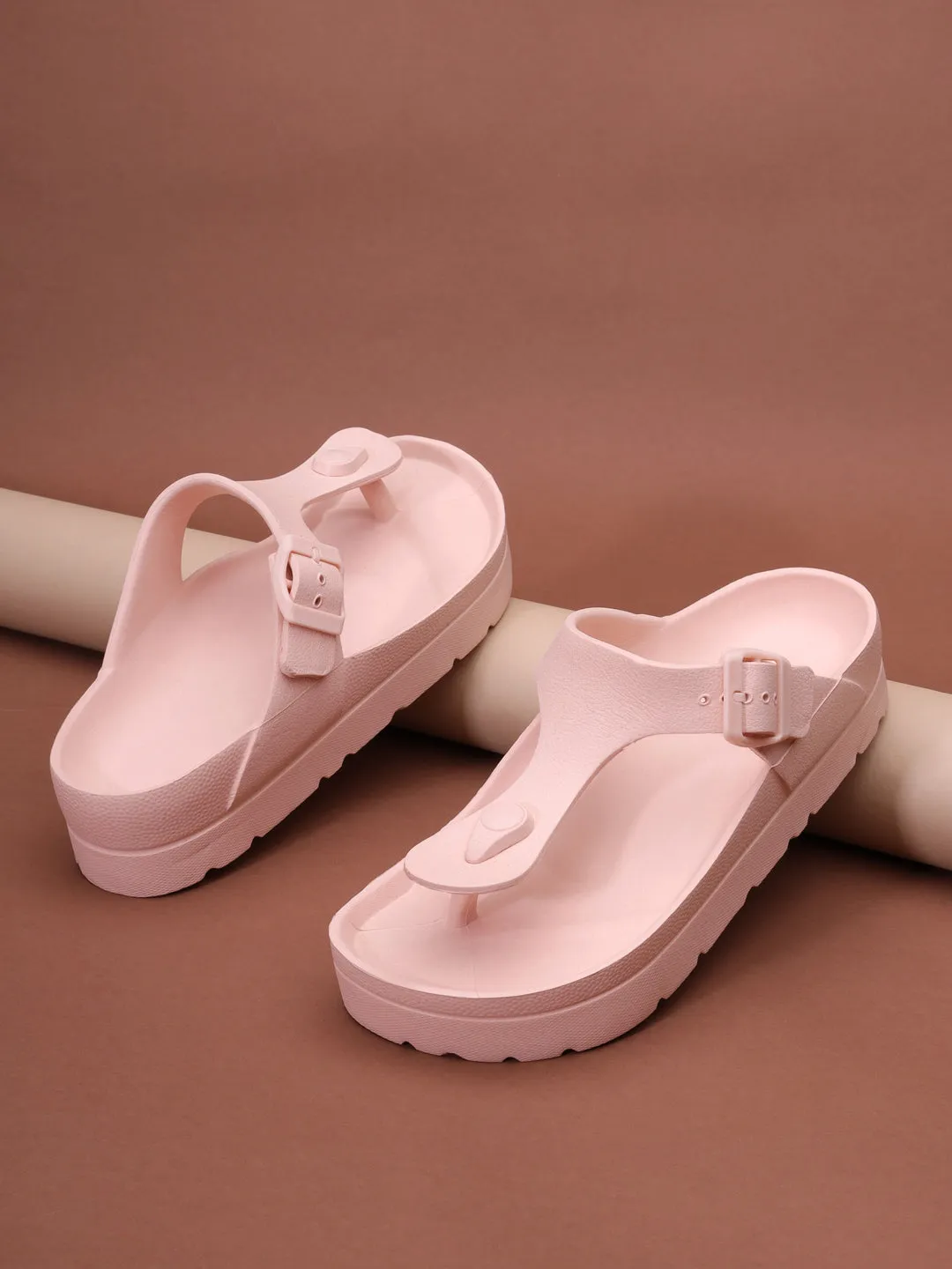 Rosa PU Schlupf-Slipper (TC-RS3480-PNK)