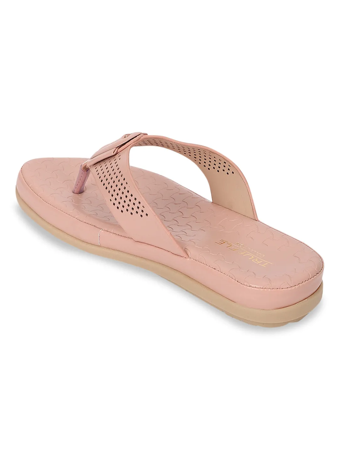 Rosa PU Schlupf-Flats (TC-ST-015-PNK)