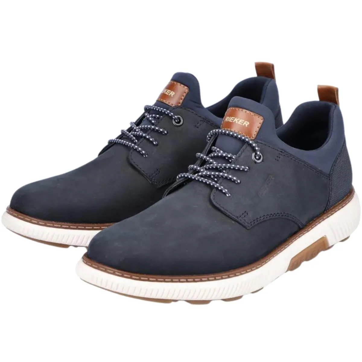 Rieker Herren B3360-14 Stan Marineblau Nubuk