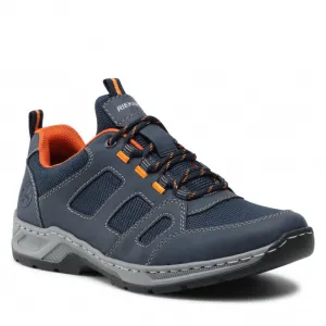 Rieker Schuhe 14222-14 Blaue Kombination