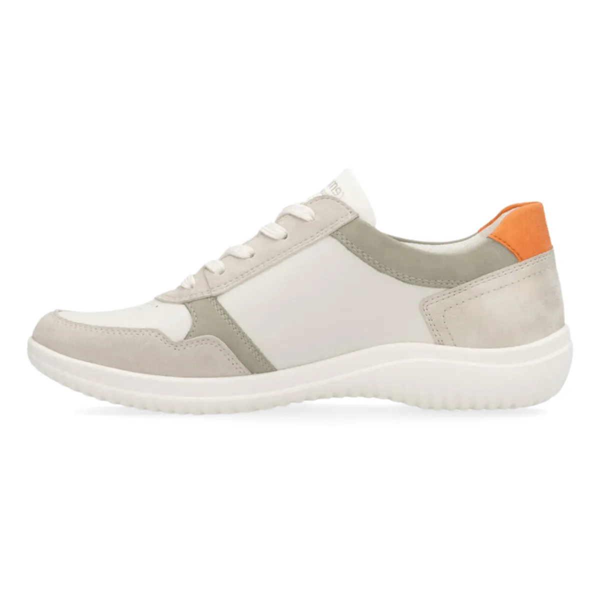 Rieker Damen Louann D1E06-80 Lehm/Elfenbein/Salbei/Muschel/Orange