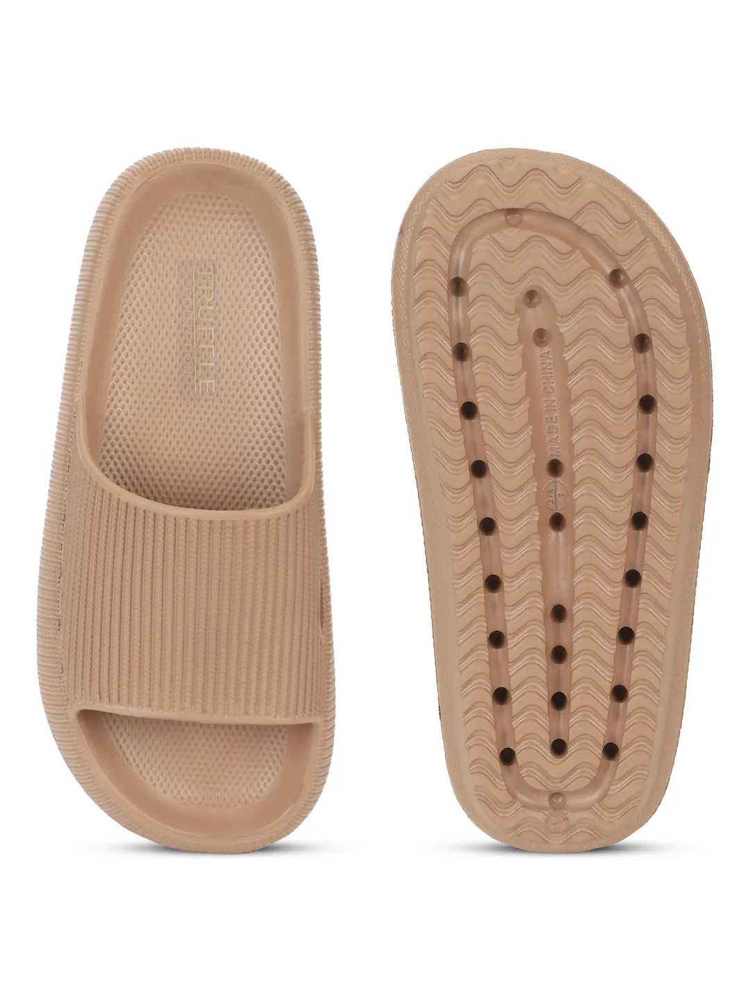 Rose Gold PU Schlupf-Slipper (TC-RS3265-RGLD)
