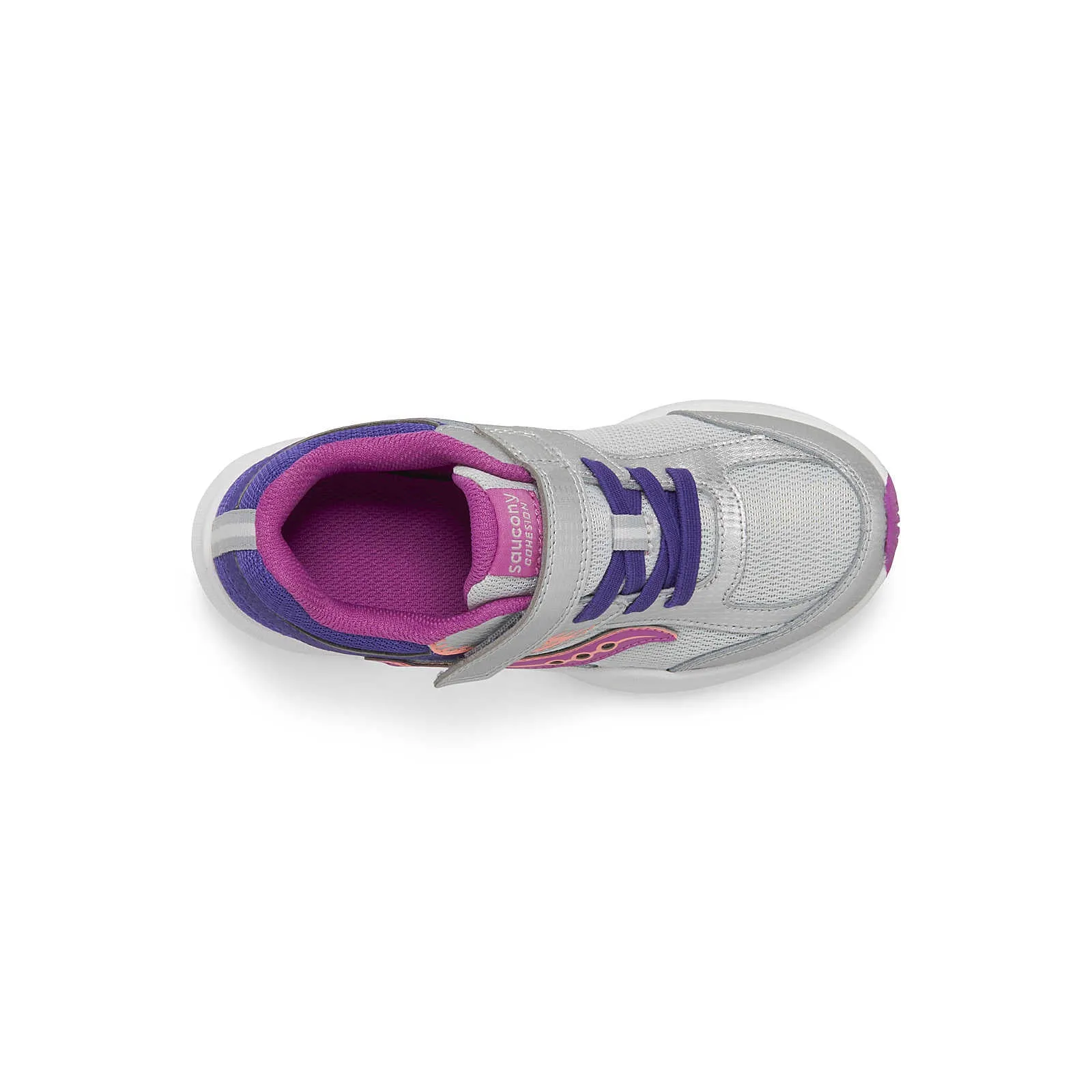 Saucony Schuhe Cohesion KDZ A/C Sneaker Lila/Silber/Rosa (10.5c-3J)