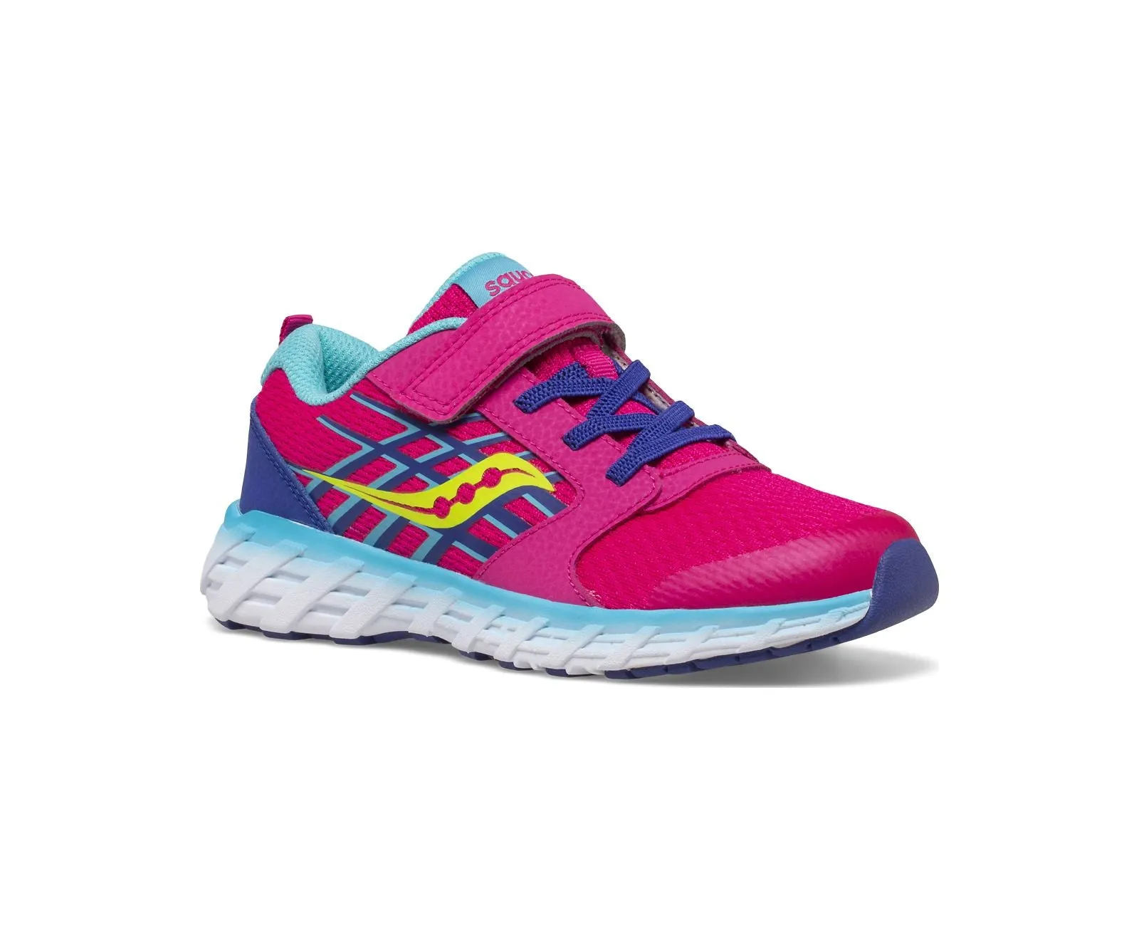 Saucony Schuhe Wind A/C 2.0 Rosa/Blau/Grün (10,5c-3,5y)