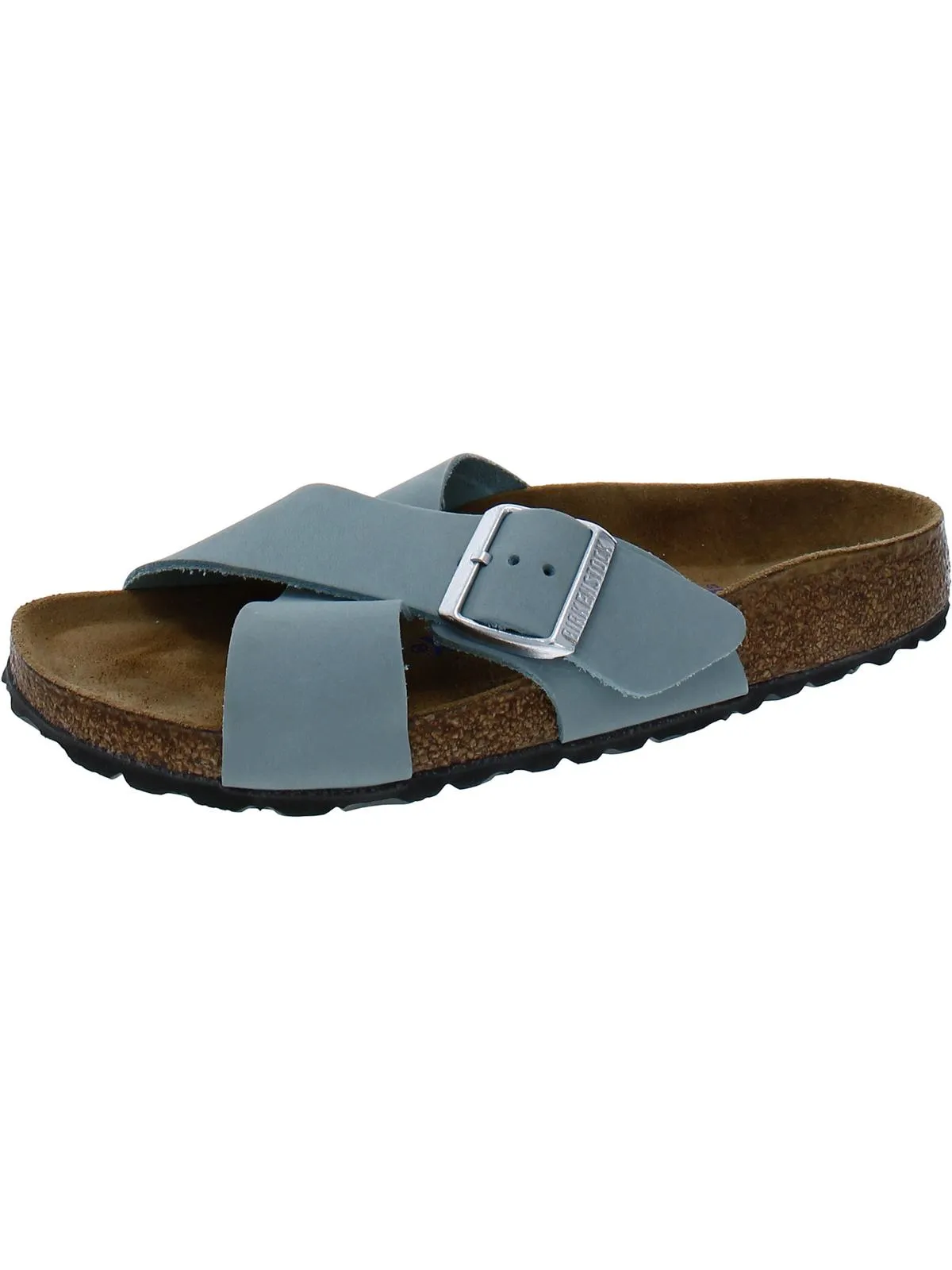 Siena Damen-Leder-Slide-Sandalen für den Casual-Look