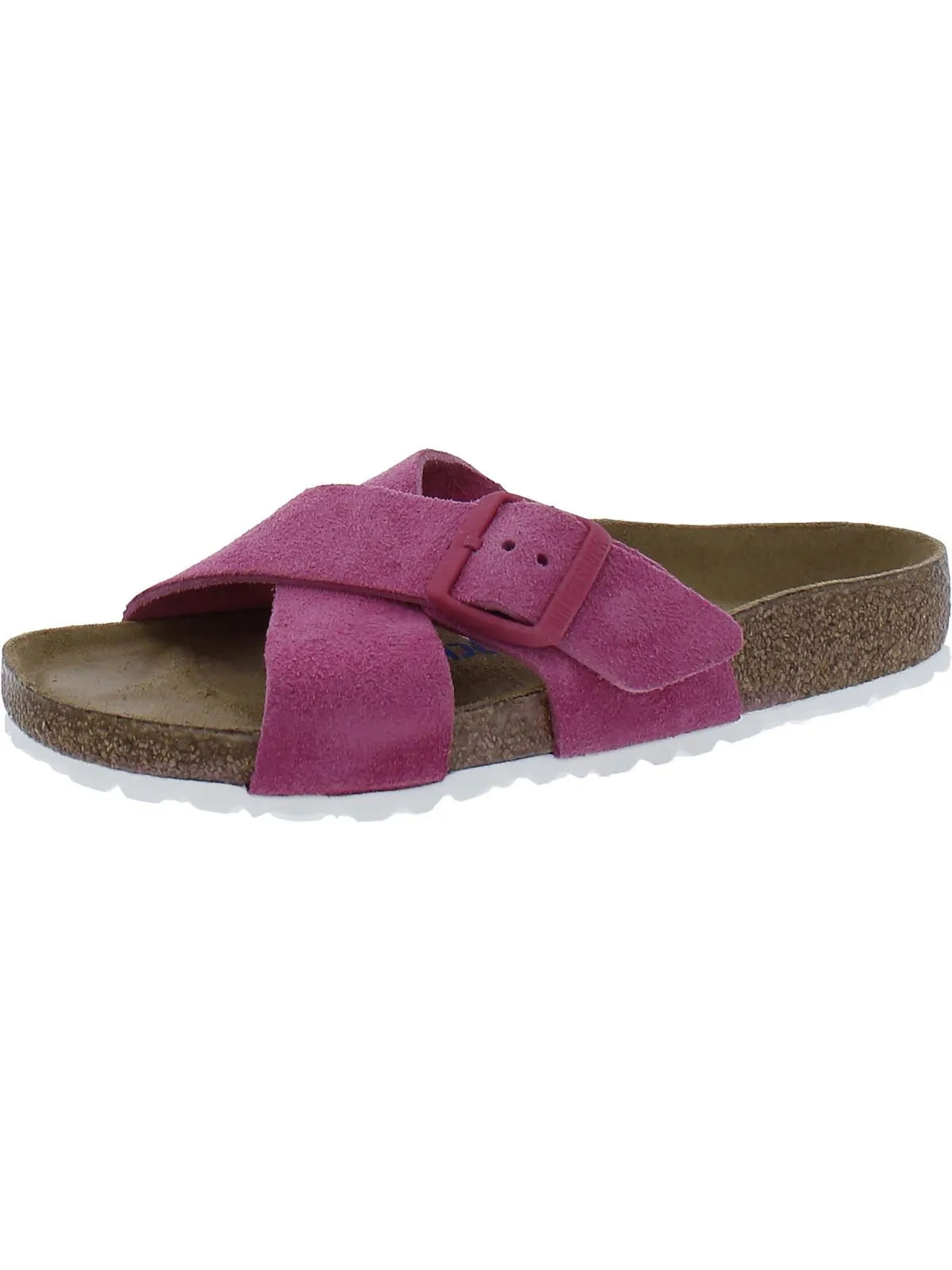 Siena Damen-Leder-Slide-Sandalen für den Casual-Look