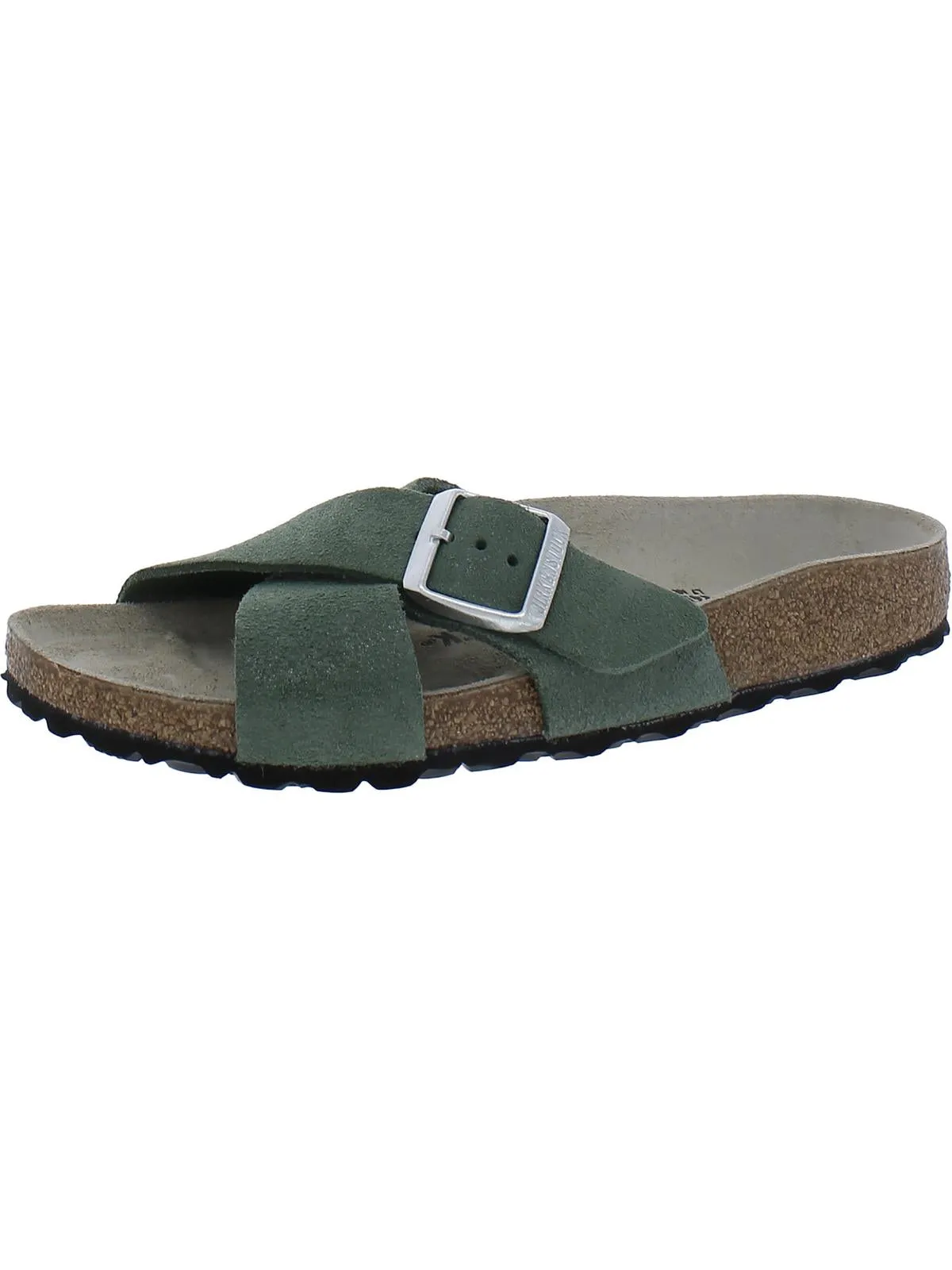 Siena Damen-Leder-Slide-Sandalen für den Casual-Look