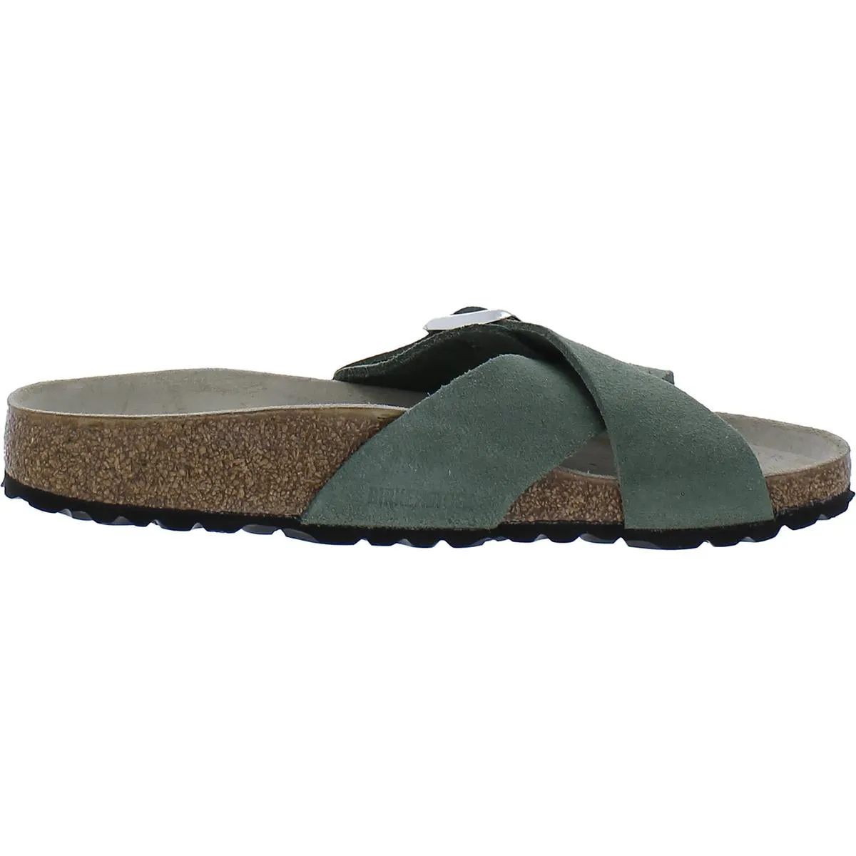 Siena Damen-Leder-Slide-Sandalen für den Casual-Look