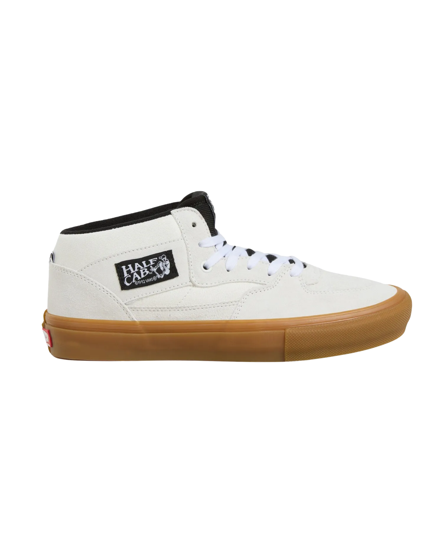 Skate Half Cab Schuhe in Antikweiß & Gummi