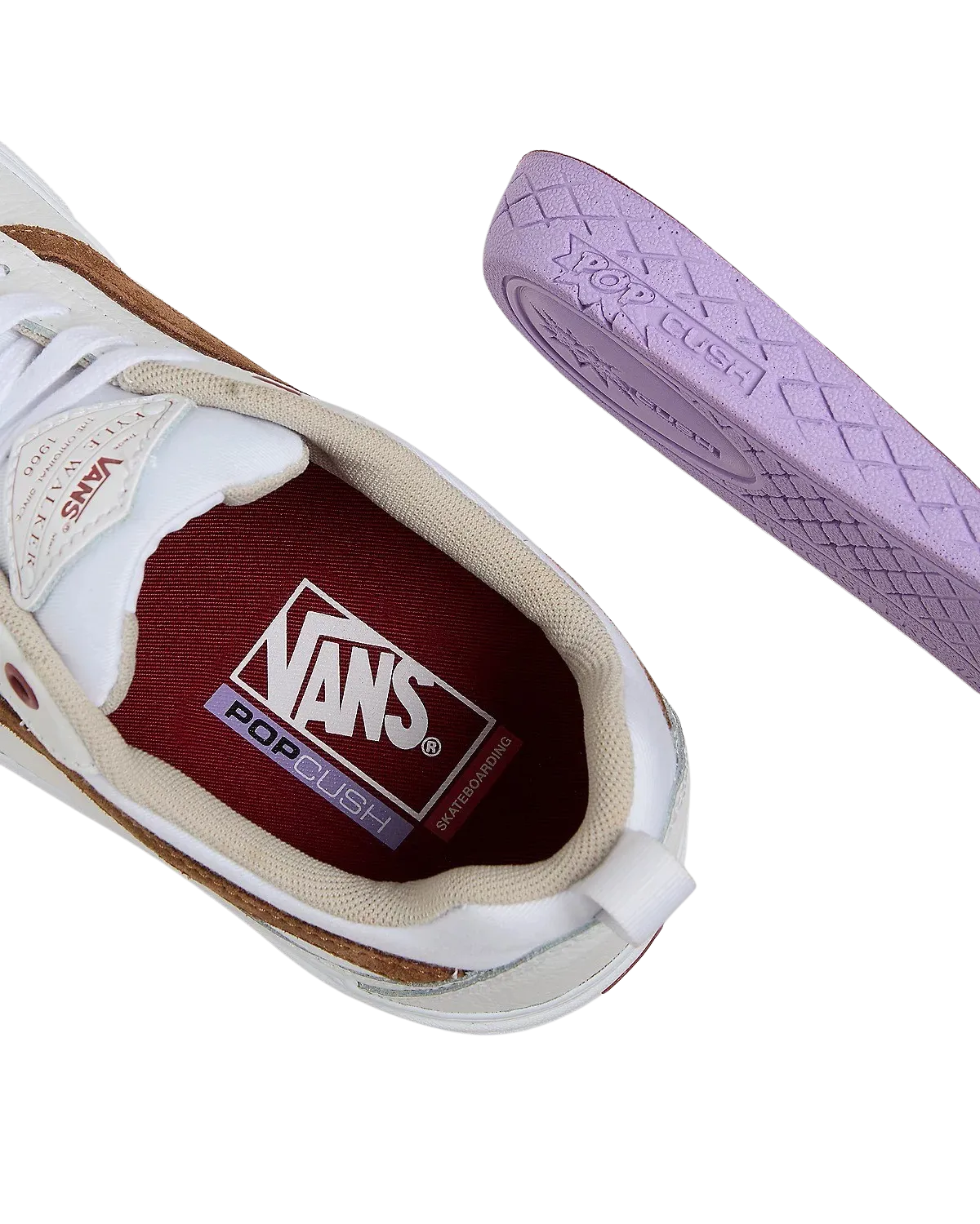 Skate Kyle Walker Schuhe in Weiß & Rot