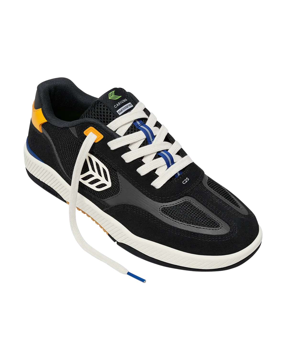 Skategoat C25 Schuhe in Schwarz, Gelb & Elfenbein