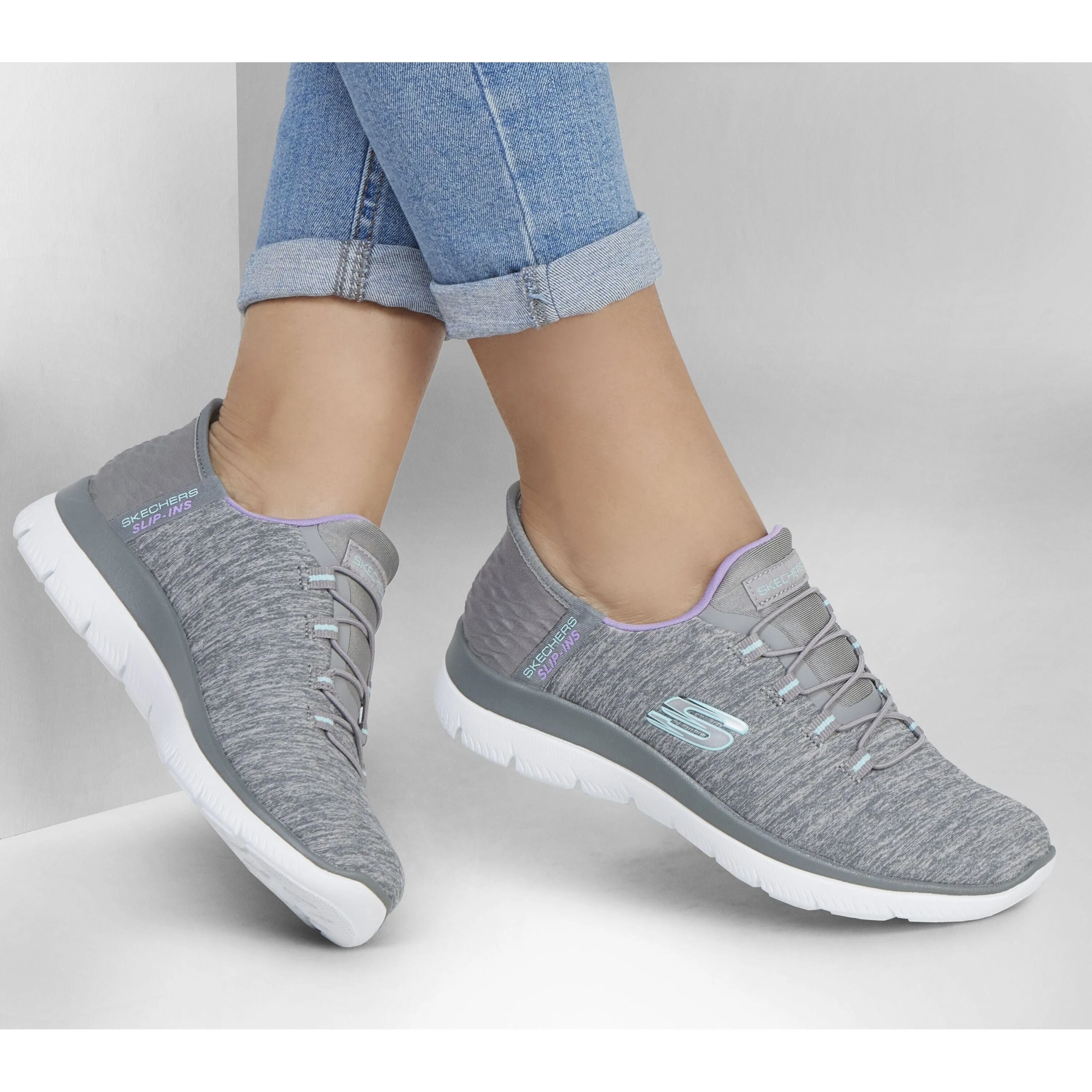 SKECHERS SLIP-INS: SUMMITS - STRAHLENDER SCHLEIER DAMEN