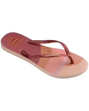Slim Palette Glow Flip Flops in Ballettrosa