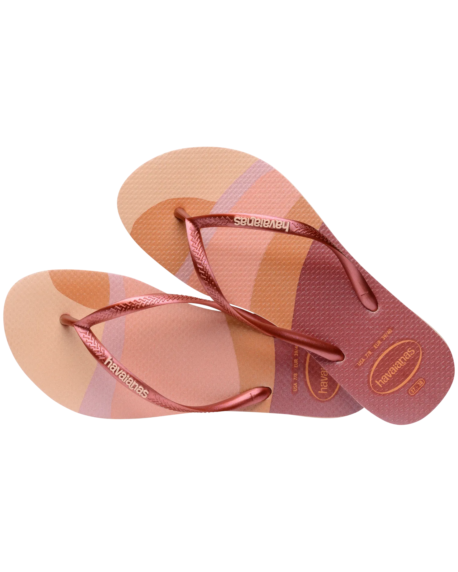 Slim Palette Glow Flip Flops in Ballettrosa