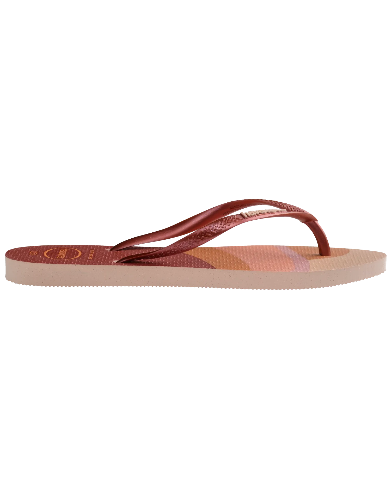Slim Palette Glow Flip Flops in Ballettrosa