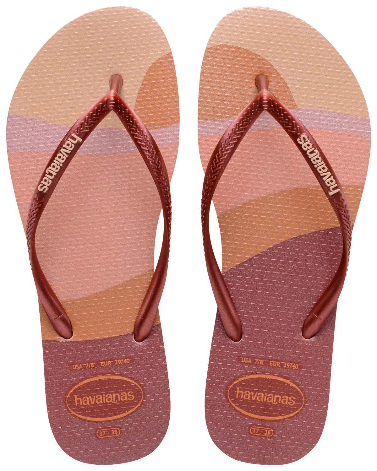 Slim Palette Glow Flip Flops in Ballettrosa