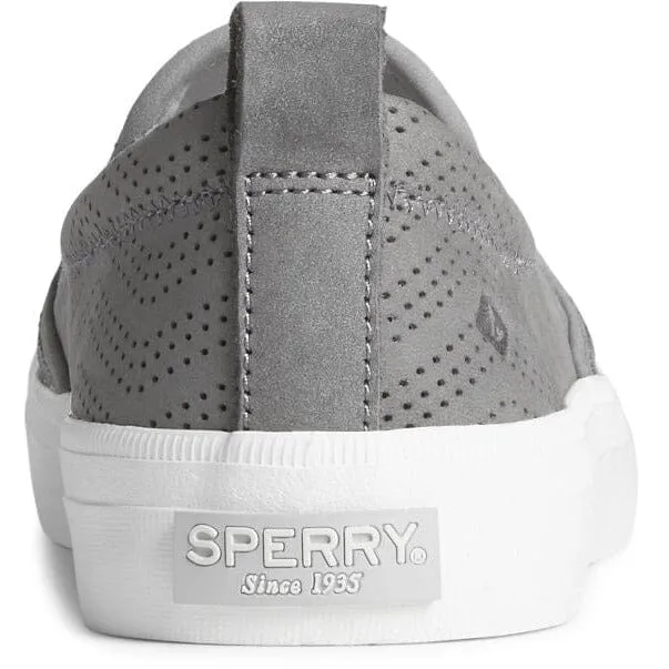 SPERRY CREST TWIN GORE PERFORIERTER LEDER-SLIP-ON-SNEAKER FÜR DAMEN - ENDVERKAUF!