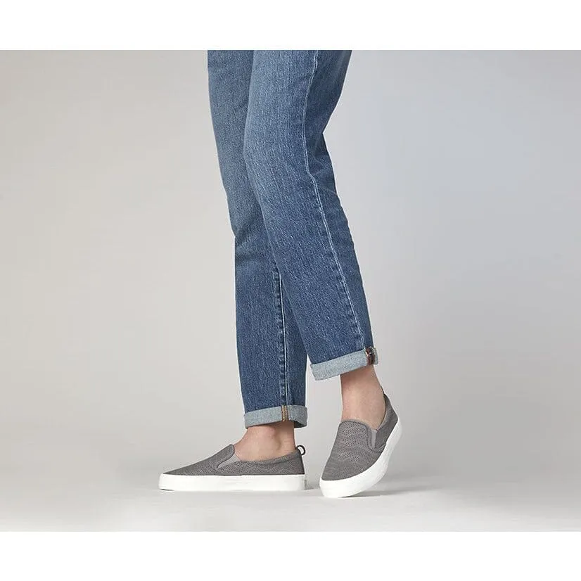 SPERRY CREST TWIN GORE PERFORIERTER LEDER-SLIP-ON-SNEAKER FÜR DAMEN - ENDVERKAUF!