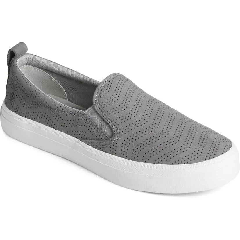 SPERRY CREST TWIN GORE PERFORIERTER LEDER-SLIP-ON-SNEAKER FÜR DAMEN - ENDVERKAUF!