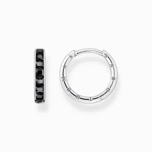 Sterling Silber Ohrringe mit schwarzen Pavé-Steinen CR668-643-11 Thomas Sabo Ohrringe