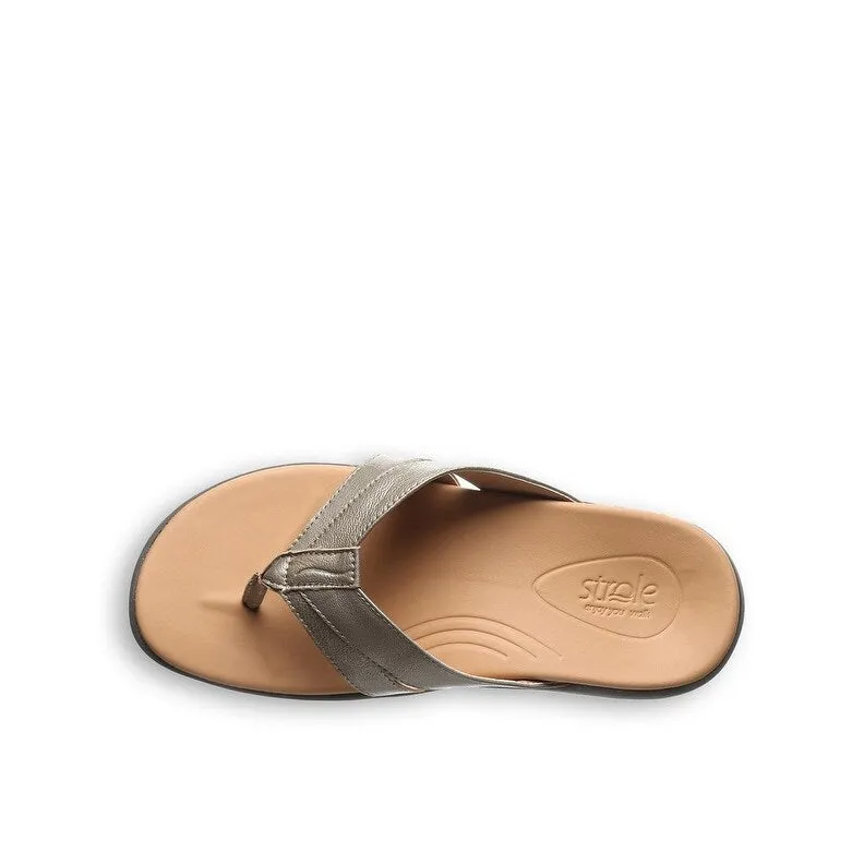 Strole Casual Schuhe Damen Bliss Leder-Obermaterial Flip-Flop S761W