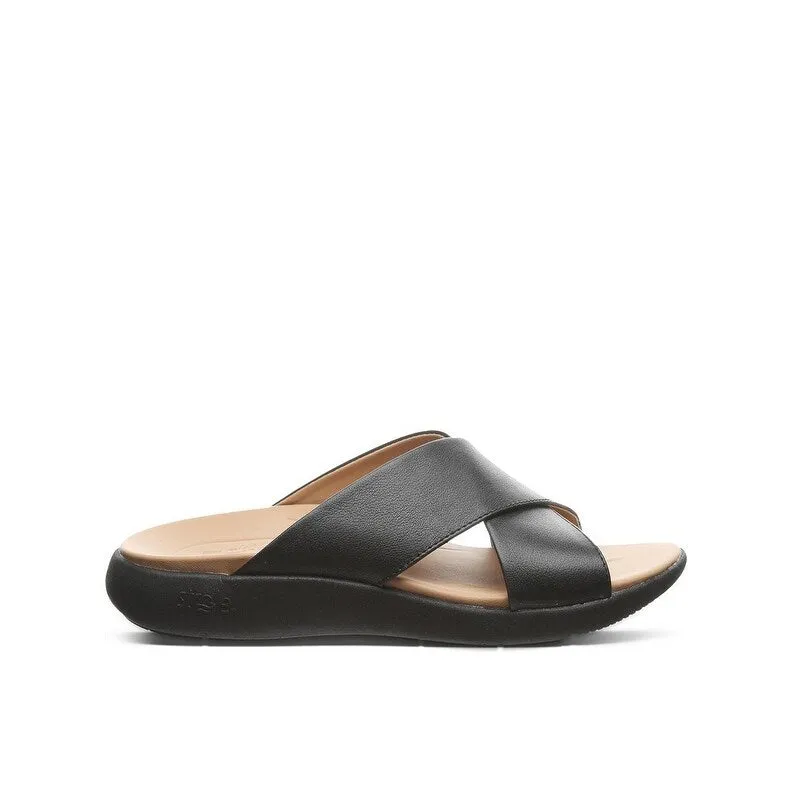 Strole Casual Schuhe Damen Delta Leder Schlupf-Slipper S845W