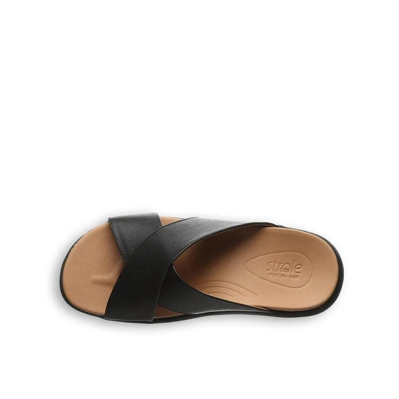 Strole Casual Schuhe Damen Delta Leder Schlupf-Slipper S845W