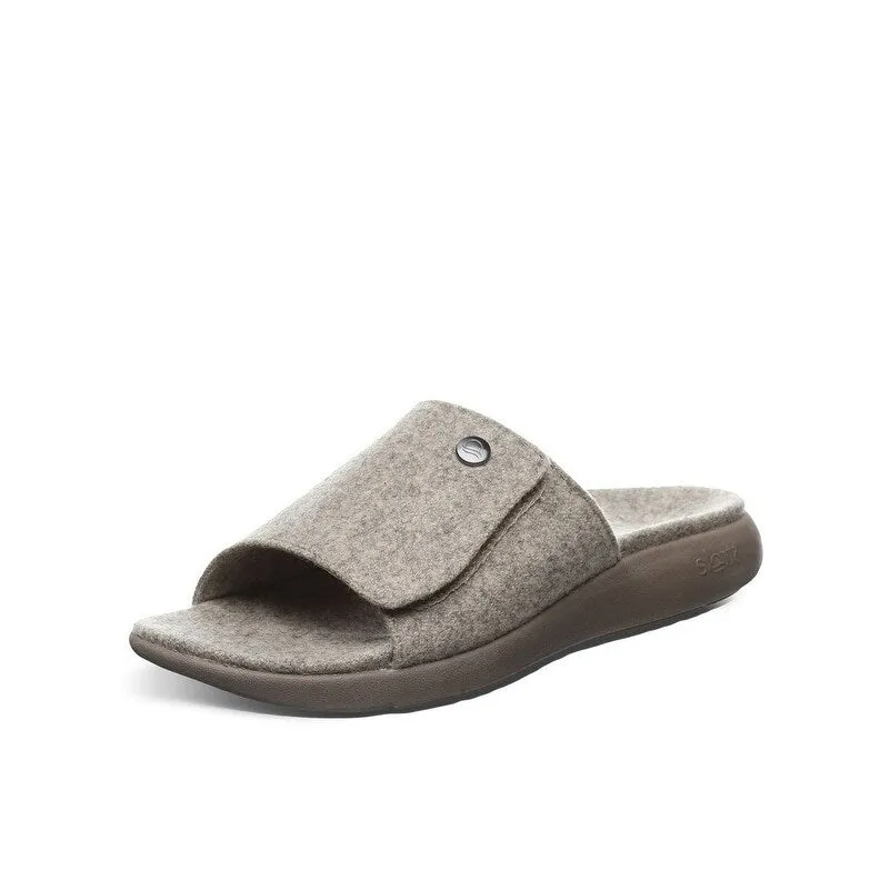 Strole Casual Schuhe Damen Den Slide Sandale Melton Wolle S779W
