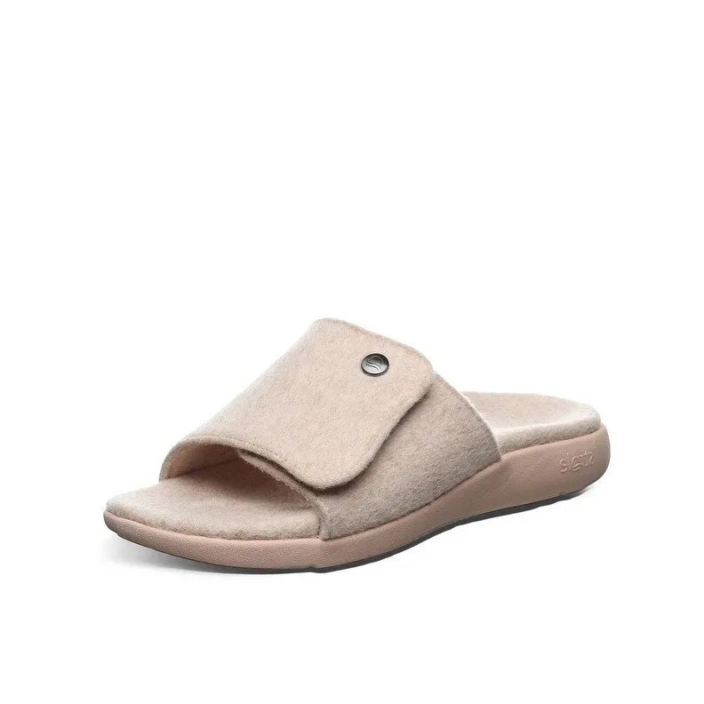 Strole Casual Schuhe Damen Den Slide Sandale Melton Wolle S779W