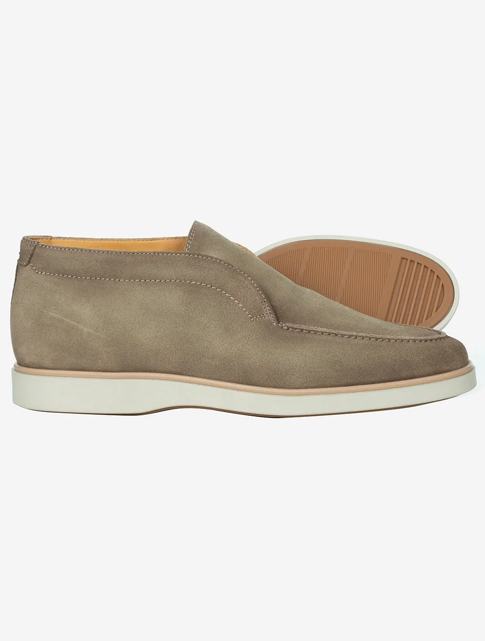Suede Open Walker Karamell