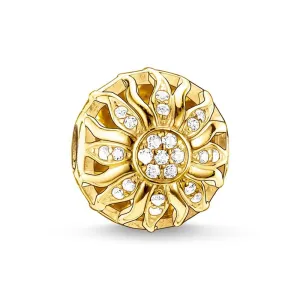 Thomas Sabo 18K Yellow Gold Plated Sunshine Karma Bead K0031-414-14