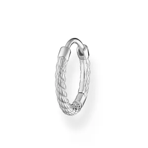 Thomas Sabo Schmuck Thomas Sabo Charm Club Sterling Silber Seil Einzelner Ohrring