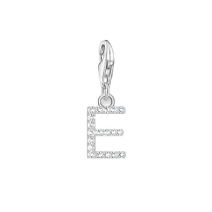 Thomas Sabo Schmuck Thomas Sabo Charmista Anhänger aus Sterling Silber mit Buchstaben E