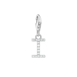 Thomas Sabo Schmuck Thomas Sabo Charmista Anhänger aus Sterling Silber mit Buchstaben I